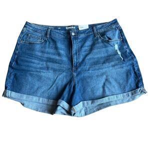 NWT! Sonoma Mom Short Medium Wash High Rise Size 22W